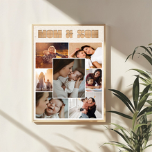 Cherish Every Moment with 'Mom & Son' Custom Photo Canvas