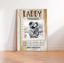 Celebrate Father's Day with a Personalized 'Daddy' Canvas