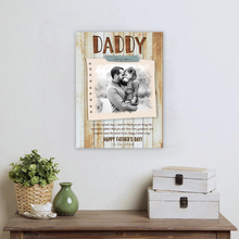 Celebrate Father's Day with a Personalized 'Daddy' Canvas