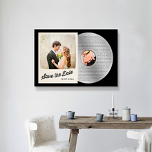 Save the Date Personalized Photo Canvas