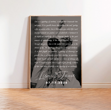 Celebrate Your Love Story with a Personalized 'Symphony of Emotions' Canvas