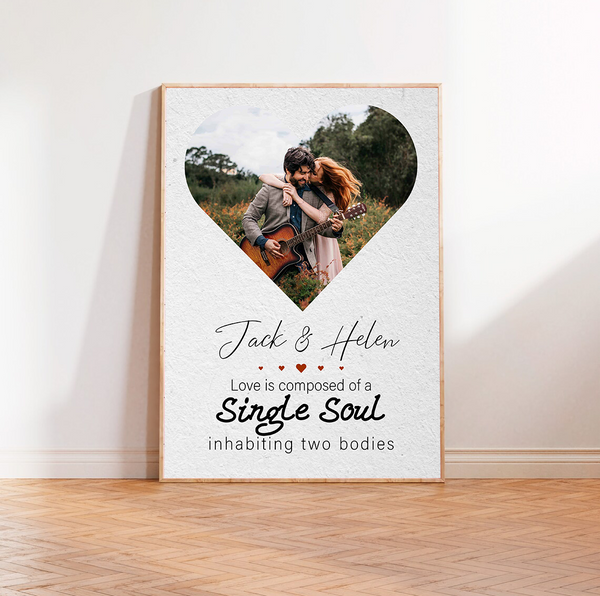 Embrace Your Love with a Personalized 'Single Soul' Canvas