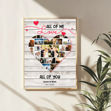 Capture Every Moment with a Personalized 'All of Me Loves All of You' Canvas