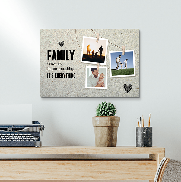 "Family is Everything" Canvas - Celebrate the Essence of Family