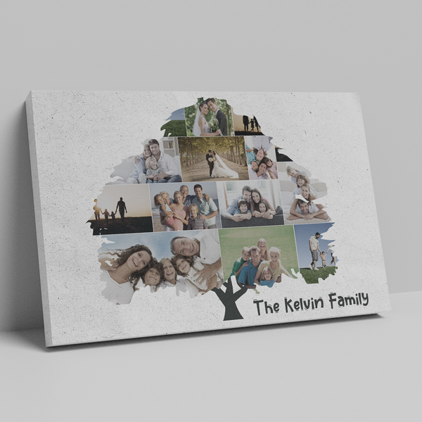 "Family Tree" Canvas - Celebrate Your Family Roots